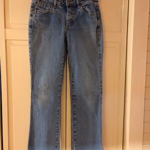 Stylish Blue Straight Leg Women's Jeans